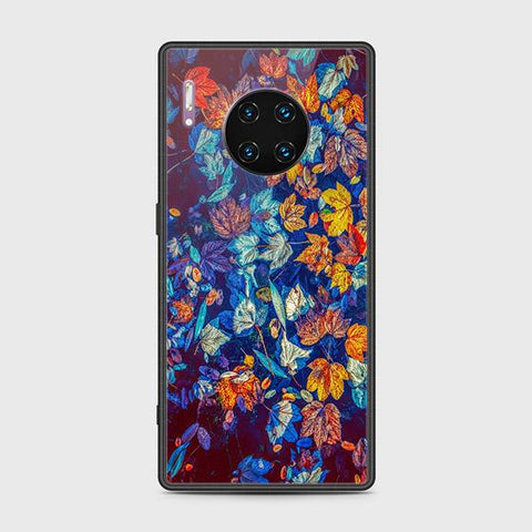 Huawei Mate 30 Pro Cover - Floral Series 2 - HQ Ultra Shine Premium Infinity Glass Soft Silicon Borders Case