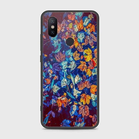 Xiaomi Mi A2 / Mi 6X Cover - Floral Series 2 - HQ Ultra Shine Premium Infinity Glass Soft Silicon Borders Case