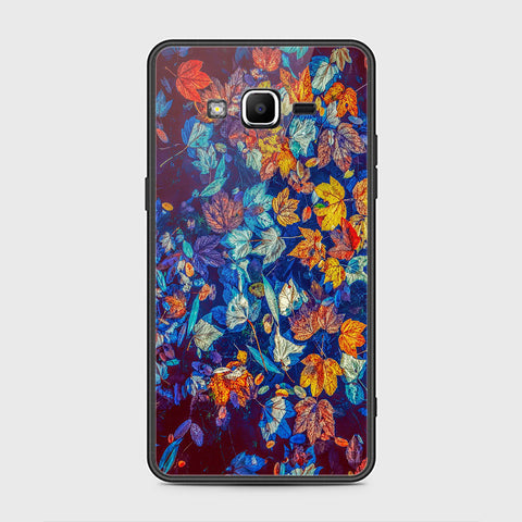 Samsung Galaxy Grand Prime Cover- Floral Series 2 - HQ Ultra Shine Premium Infinity Glass Soft Silicon Borders Case