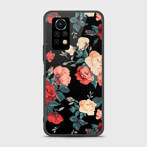 Infinix Note 11 Pro Cover- Floral Series 2 - HQ Ultra Shine Premium Infinity Glass Soft Silicon Borders Case