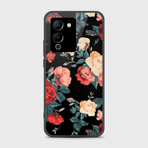 Infinix Note 12 G96 Cover- Floral Series 2 - HQ Ultra Shine Premium Infinity Glass Soft Silicon Borders Case