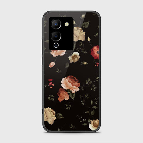 Infinix Note 12 G96 Cover- Floral Series 2 - HQ Ultra Shine Premium Infinity Glass Soft Silicon Borders Case