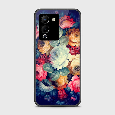 Infinix Note 12 G96 Cover- Floral Series 2 - HQ Ultra Shine Premium Infinity Glass Soft Silicon Borders Case