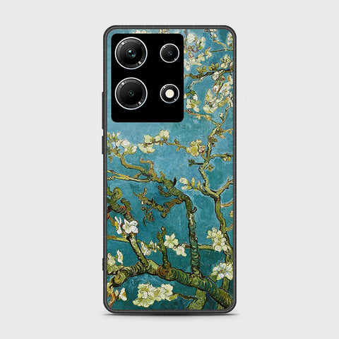 Infinix Note 30 VIP Cover- Floral Series 2 - HQ Ultra Shine Premium Infinity Glass Soft Silicon Borders Case
