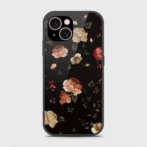 iPhone 15 Plus Cover- Floral Series 2 - HQ Ultra Shine Premium Infinity Glass Soft Silicon Borders Case