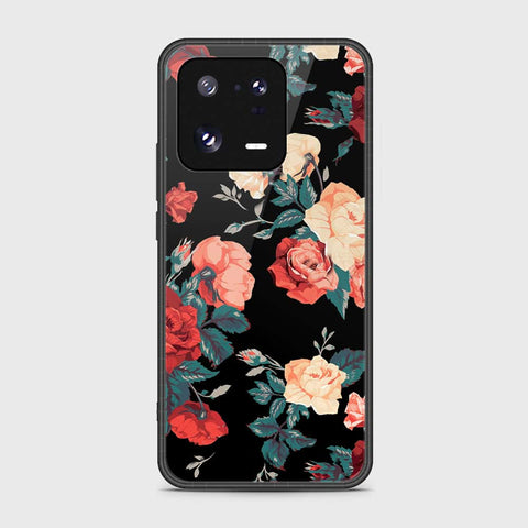 Xiaomi 13 Pro Cover- Floral Series 2 - HQ Ultra Shine Premium Infinity Glass Soft Silicon Borders Case