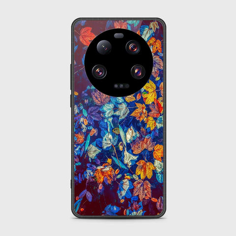 Xiaomi 13 Ultra Cover- Floral Series 2 - HQ Ultra Shine Premium Infinity Glass Soft Silicon Borders Case