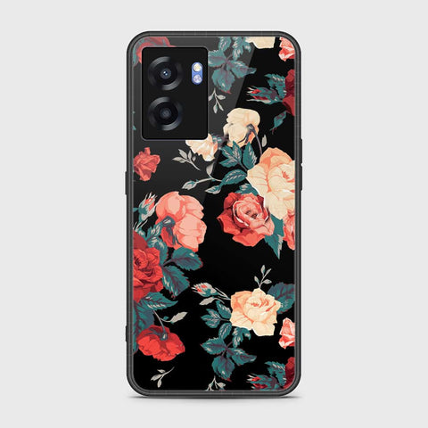 Realme Narzo 50 5G Cover- Floral Series 2 - HQ Ultra Shine Premium Infinity Glass Soft Silicon Borders Case