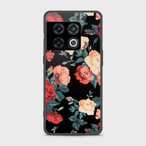 OnePlus 10 Pro Cover- Floral Series 2 - HQ Ultra Shine Premium Infinity Glass Soft Silicon Borders Case