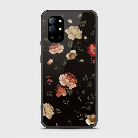 OnePlus 9R Cover - Floral Series 2 - HQ Ultra Shine Premium Infinity Glass Soft Silicon Borders Case