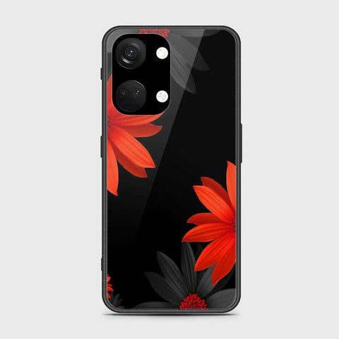 OnePlus Ace 2V Cover- Floral Series 2 - HQ Ultra Shine Premium Infinity Glass Soft Silicon Borders Case