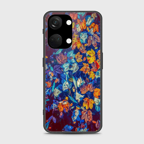 OnePlus Ace 2V Cover- Floral Series 2 - HQ Ultra Shine Premium Infinity Glass Soft Silicon Borders Case