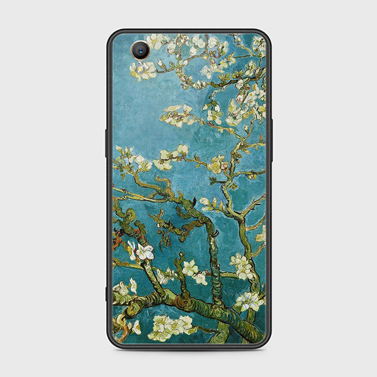 Oppo A37 Cover- Floral Series 2 - HQ Ultra Shine Premium Infinity Glass Soft Silicon Borders Case