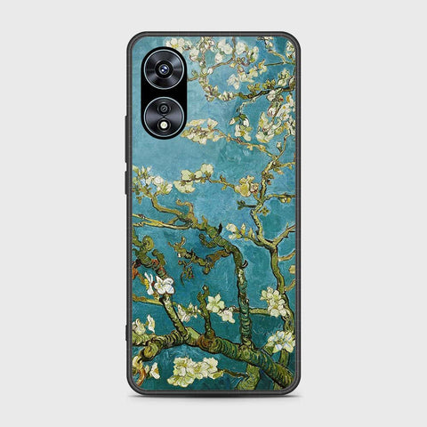 Oppo A97 5G Cover- Floral Series 2 - HQ Ultra Shine Premium Infinity Glass Soft Silicon Borders Case