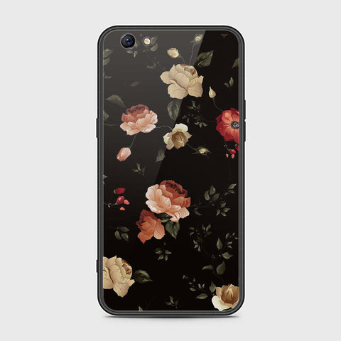 Oppo F3 Plus Cover- Floral Series 2 - HQ Ultra Shine Premium Infinity Glass Soft Silicon Borders Case
