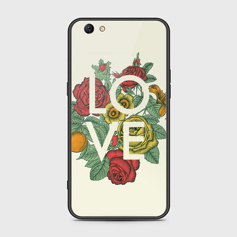 Oppo F3 Plus Cover- Floral Series 2 - HQ Ultra Shine Premium Infinity Glass Soft Silicon Borders Case