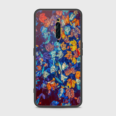 Oppo Reno 2Z Cover- Floral Series 2 - HQ Ultra Shine Premium Infinity Glass Soft Silicon Borders Case