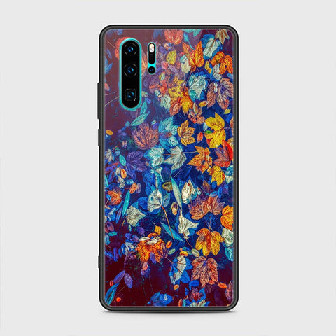 Huawei P30 Pro Cover - Floral Series 2 - HQ Ultra Shine Premium Infinity Glass Soft Silicon Borders Case