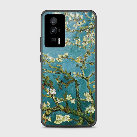 Xiaomi Redmi K60 Cover- Floral Series 2 - HQ Ultra Shine Premium Infinity Glass Soft Silicon Borders Case