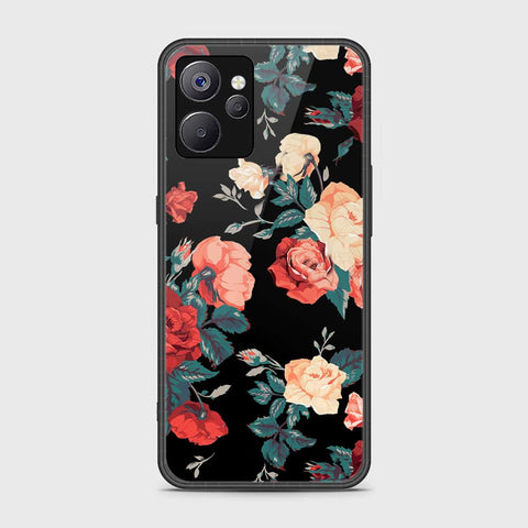 Realme 10T Cover- Floral Series 2 - HQ Ultra Shine Premium Infinity Glass Soft Silicon Borders Case