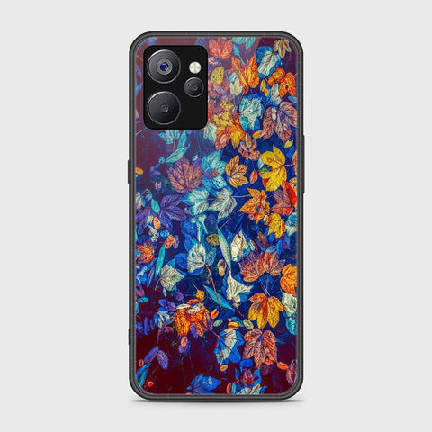 Realme 10T Cover- Floral Series 2 - HQ Ultra Shine Premium Infinity Glass Soft Silicon Borders Case