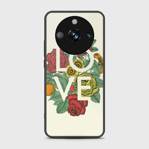 Realme 11 Pro Plus Cover- Floral Series 2 - HQ Ultra Shine Premium Infinity Glass Soft Silicon Borders Case