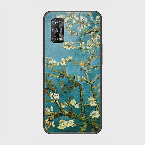 Realme 7 Pro Cover - Floral Series 2 - HQ Ultra Shine Premium Infinity Glass Soft Silicon Borders Case