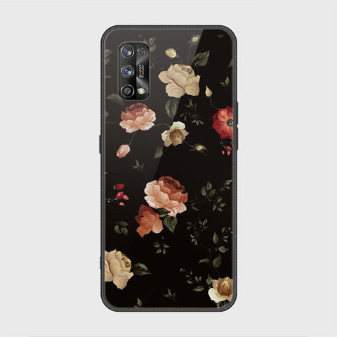 Realme 7 Pro Cover - Floral Series 2 - HQ Ultra Shine Premium Infinity Glass Soft Silicon Borders Case