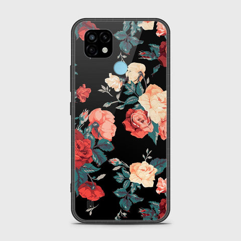 Realme C21 Cover- Floral Series 2 - HQ Premium Shine Durable Shatterproof Case
