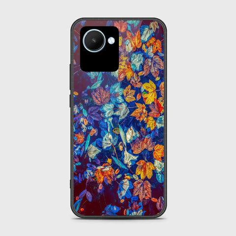 Realme C30s Cover- Floral Series 2 - HQ Ultra Shine Premium Infinity Glass Soft Silicon Borders Case