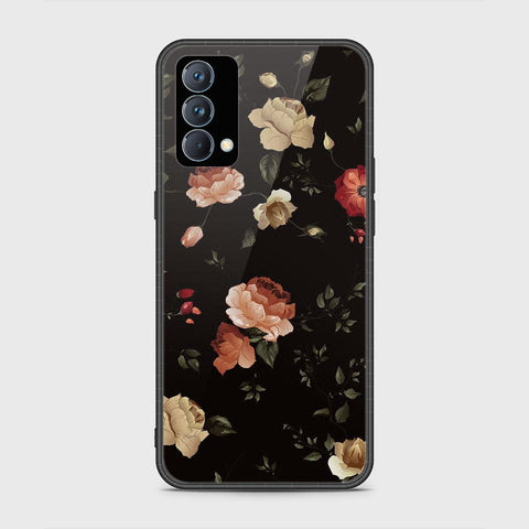 Realme GT Master Cover- Floral Series 2 - HQ Ultra Shine Premium Infinity Glass Soft Silicon Borders Case