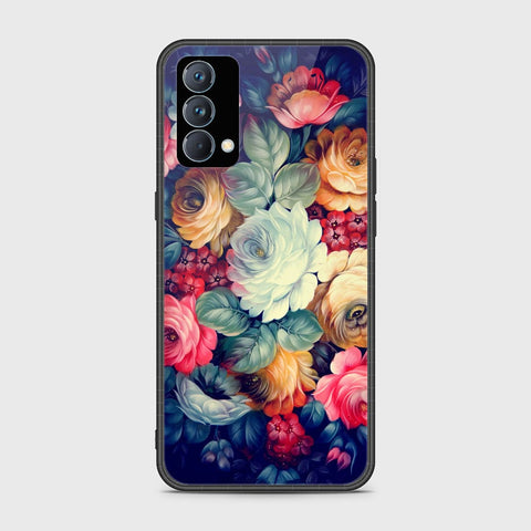 Realme GT Master Cover- Floral Series 2 - HQ Ultra Shine Premium Infinity Glass Soft Silicon Borders Case