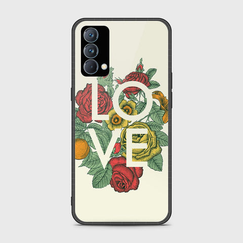 Realme GT Master Cover- Floral Series 2 - HQ Ultra Shine Premium Infinity Glass Soft Silicon Borders Case