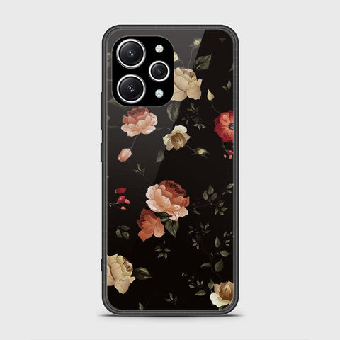 Xiaomi Redmi 12 4G Cover- Floral Series 2 - HQ Ultra Shine Premium Infinity Glass Soft Silicon Borders Case