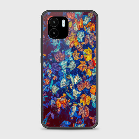 Xiaomi Redmi A2 2023 Cover - Floral Series 2 - HQ Ultra Shine Premium Infinity Glass Soft Silicon Borders Case