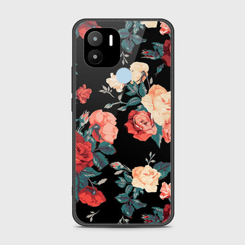 Xiaomi Redmi A2 Plus Cover- Floral Series 2 - HQ Ultra Shine Premium Infinity Glass Soft Silicon Borders Case