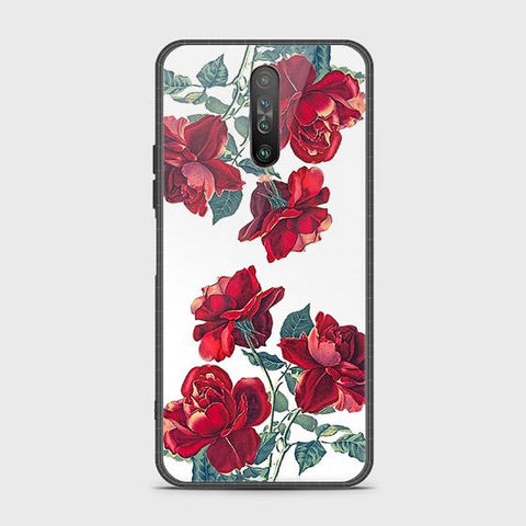 Xiaomi Redmi K30 Cover - Floral Series 2 - HQ Ultra Shine Premium Infinity Glass Soft Silicon Borders Case