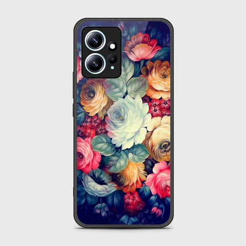 Xiaomi Redmi Note 12 4G Cover- Floral Series 2 - HQ Ultra Shine Premium Infinity Glass Soft Silicon Borders Case