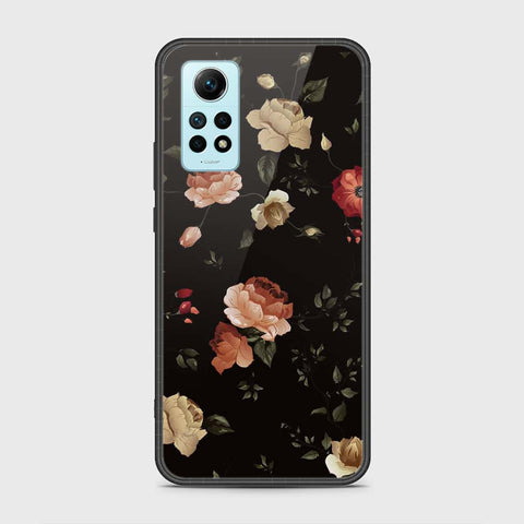 Xiaomi Redmi Note 12 Pro 4G Cover- Floral Series 2 - HQ Ultra Shine Premium Infinity Glass Soft Silicon Borders Case