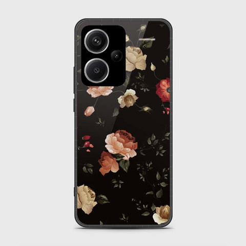 Xiaomi Redmi Note 13 Pro Plus 5G Cover- Floral Series 2 - HQ Ultra Shine Premium Infinity Glass Soft Silicon Borders Case