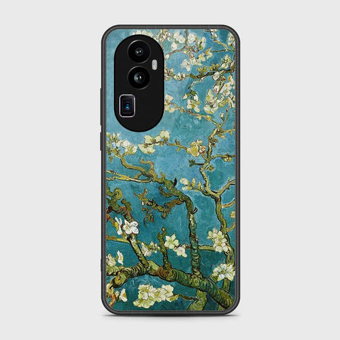 Oppo Reno 10 Pro Plus Cover- Floral Series 2 - HQ Ultra Shine Premium Infinity Glass Soft Silicon Borders Case