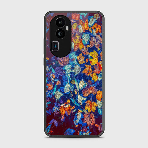 Oppo Reno 10 Pro Plus Cover- Floral Series 2 - HQ Ultra Shine Premium Infinity Glass Soft Silicon Borders Case