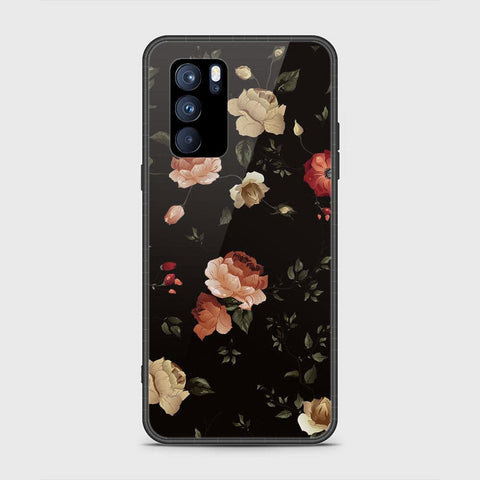 Oppo Reno 6 Pro 5G Cover - Floral Series 2 - HQ Ultra Shine Premium Infinity Glass Soft Silicon Borders Case