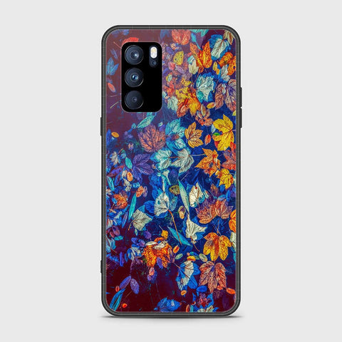 Oppo Reno 6 Pro 5G Cover - Floral Series 2 - HQ Ultra Shine Premium Infinity Glass Soft Silicon Borders Case