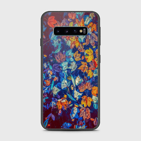 Samsung Galaxy S10 5G Cover- Floral Series 2 - HQ Ultra Shine Premium Infinity Glass Soft Silicon Borders Case