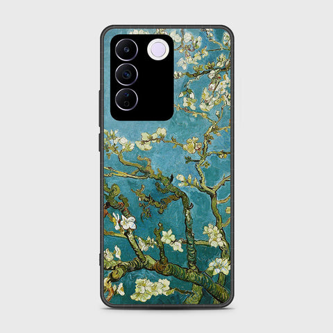 Vivo S16e Cover- Floral Series 2 - HQ Ultra Shine Premium Infinity Glass Soft Silicon Borders Case