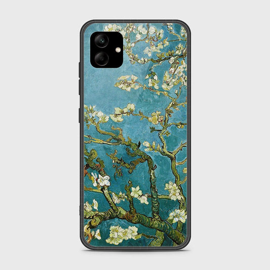 Samsung Galaxy A04e Cover - Floral Series 2 - HQ Ultra Shine Premium Infinity Glass Soft Silicon Borders Case