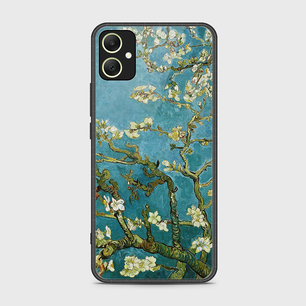 Samsung Galaxy A05 Cover- Floral Series 2 - HQ Ultra Shine Premium Infinity Glass Soft Silicon Borders Case