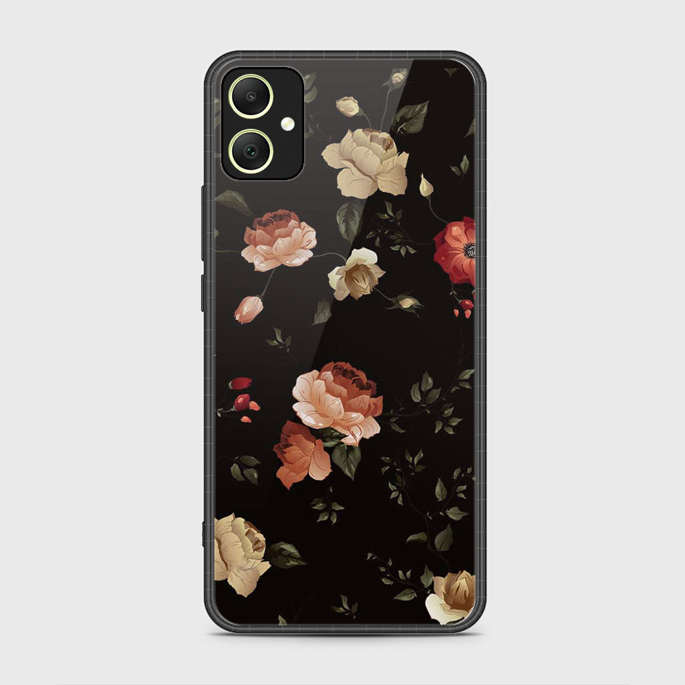 Samsung Galaxy A05 Cover- Floral Series 2 - HQ Ultra Shine Premium Infinity Glass Soft Silicon Borders Case (Fast Delivery)