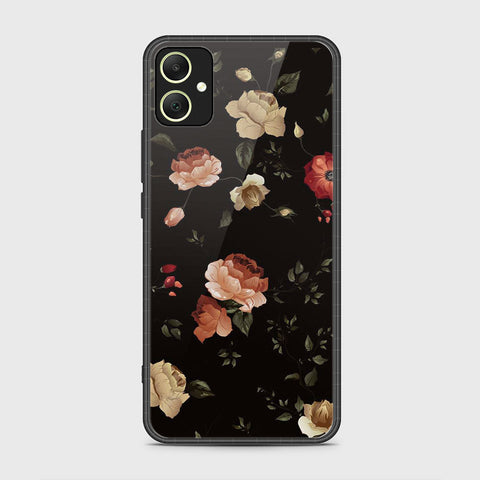 Samsung Galaxy A05 Cover- Floral Series 2 - HQ Ultra Shine Premium Infinity Glass Soft Silicon Borders Case